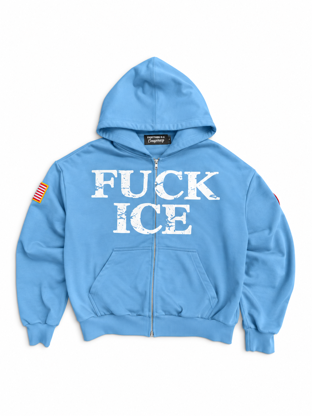 BLUE "FK ICE" HOODIE