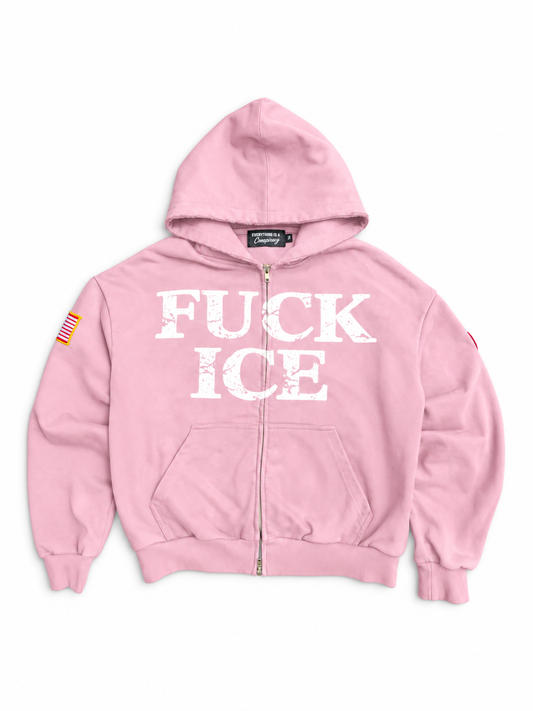 PINK "FK ICE" HOODIE